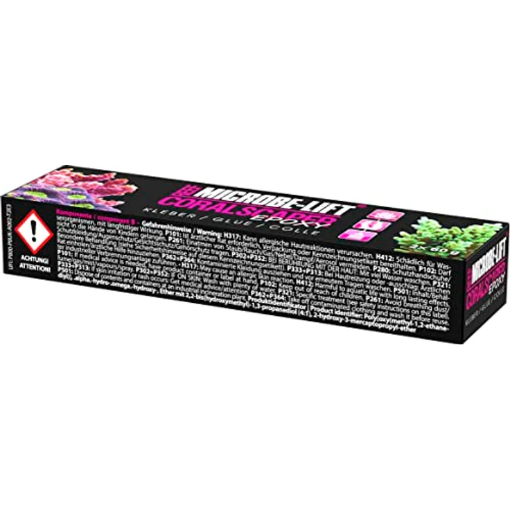 MICROBE-LIFT Coralscaper Epoxy - 2K Korallenkleber, perfekt zur Befestigung von Korallen, Ablegern und Riffaufbauten in jedem Meerwasseraquarium, 2x60g – Bild 4