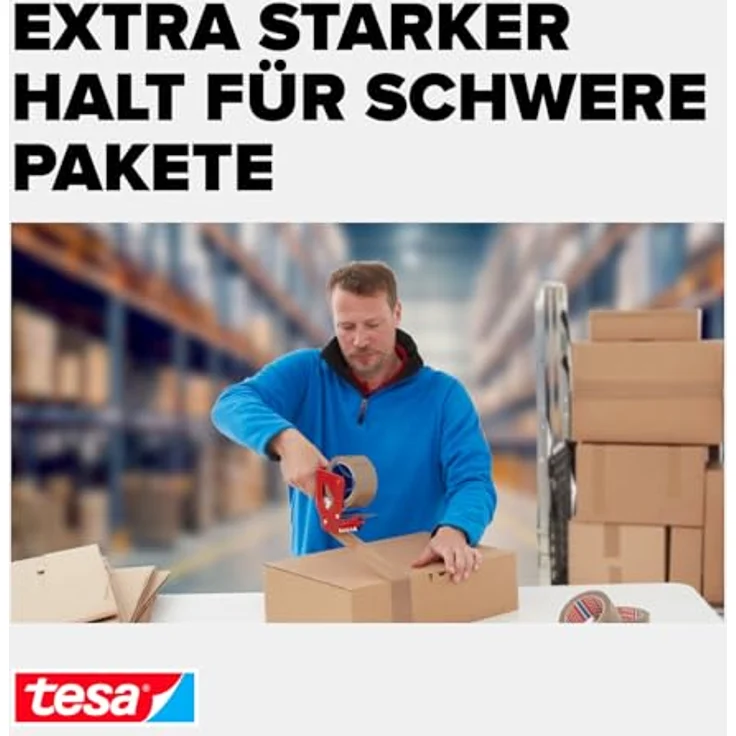 Tesa SE Klebeband tesapack Solid und Strong braun 50mm x 66mm - Preisvergleich – Bild 5
