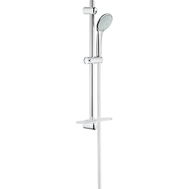 Grohe Euphoria 110 Brausegarnitur Duo, Duschset mit Rain und SmartRain Strahlarten, Lochabstand 47 cm - 62 cm, Chrom – Bild 1