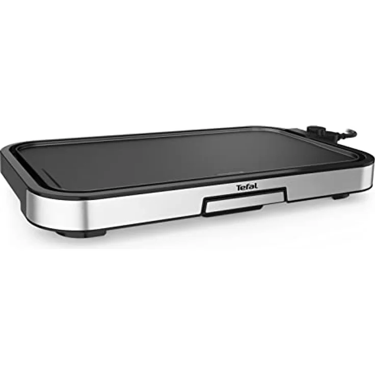 Tefal CB631D Giant Plancha Grill 12 Personen, XXL-Grillfläche, Antihaftbeschichtung, regelbarer Thermostat, ölfrei, gesundes Kochen, leicht zu reinigen, 2300 W, Edelstahl – Bild 2