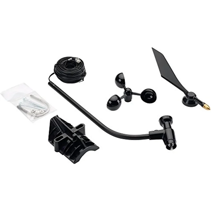 Davis Instruments 6410 Anemometer, 1 bis 322 km/h, externer Sensor mit Windrichtungsanzeige für Vantage Pro – Bild 2