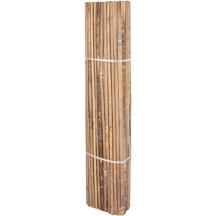 Windhager Sichtschutzmatte Mitake aus Bambus, Bambusmatte, Sichtschutz-Zaun, Windschutz, 90 x 300 cm, 06688 – Bild 2