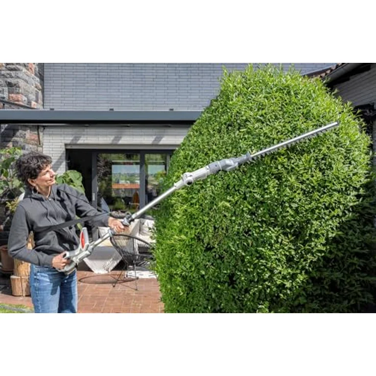 IKRA Akku Teleskop Heckenschere ICPH 2050, 20V, 50 cm Schnittlänge, teleskopierbar 105–210 cm, inkl. 2 Akkus & Schnelllader – Bild 8