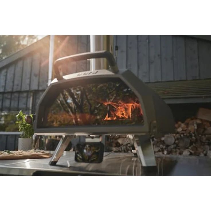 Ooni Karu 2 Pro, Multi-Brennstoff Pizzaofen mit Holz-, Holzkohle- und Gasbetrieb, optimale Temperaturkontrolle bis 500°C – Bild 4