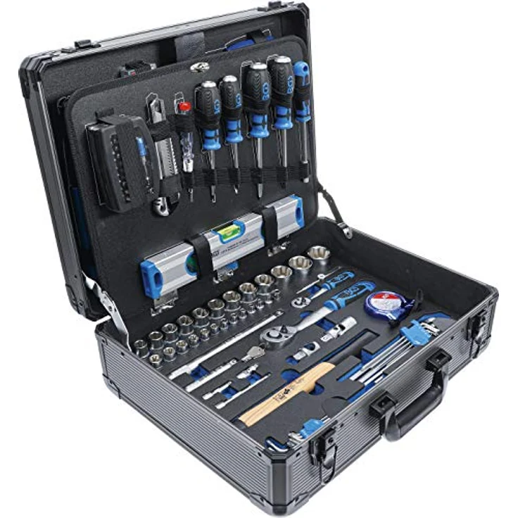 BGS 15501 | Werkzeugkoffer | 149-tlg. | Profi-Werkzeug | Alu-Koffer | gefüllt | abschließbar | Werkzeugkiste | Werkzeugbox – Bild 4