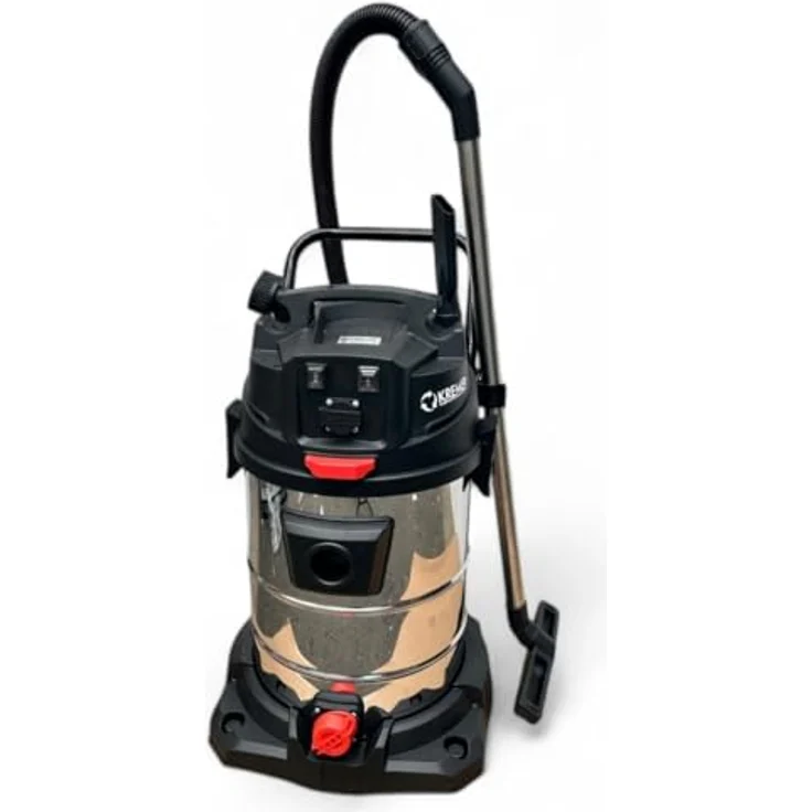 DeTec. Industriesauger 2400W Nass- Trockensauger 65L Schmutzbehälter Industriestaubsauger Gewerbestaubsauger Nasssauger mit Steckdose (2400W) – Bild 5