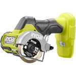 RYOBI RCT18BL-0 Brushless Akku-Trennsäge, 76 mm Scheibendurchmesser, Kompakt und einhändig bedienbar, LED-Beleuchtung, G5 GripZone