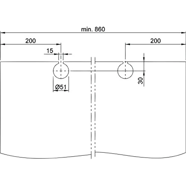 Solido Beschlagset 80 Glas, Punktbefestigung 8-10,76 mm, Edelstahl-Effekt, ohne Laufschiene – Bild 5