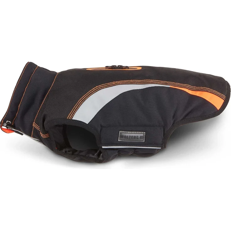 Wolters Hundemantel Outdoorjacke Xtra Strong, strapazierfähig, wasserdicht, reflektierend, schwarz
