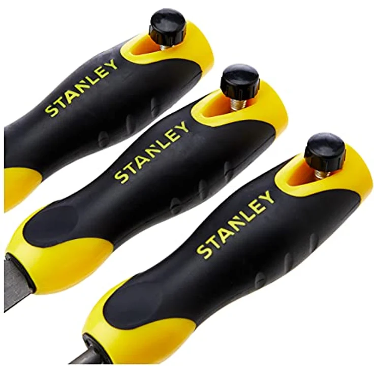 Stanley Holzraspel-Set (3 teilig, 200 mm Länge, flachstumpf-halbrund-rund mit Hieb 1, Karbon-Stahl) 0-22-477 – Bild 4