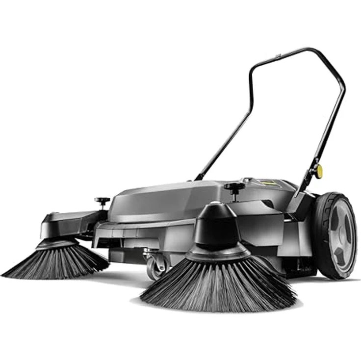 Kärcher Professional KM 70/20 C 2SB, Handkehrmaschine mit zwei Seitenbesen, stufenlos einstellbarer Kehrwalze und ergonomischem Schubbügel – Bild 1
