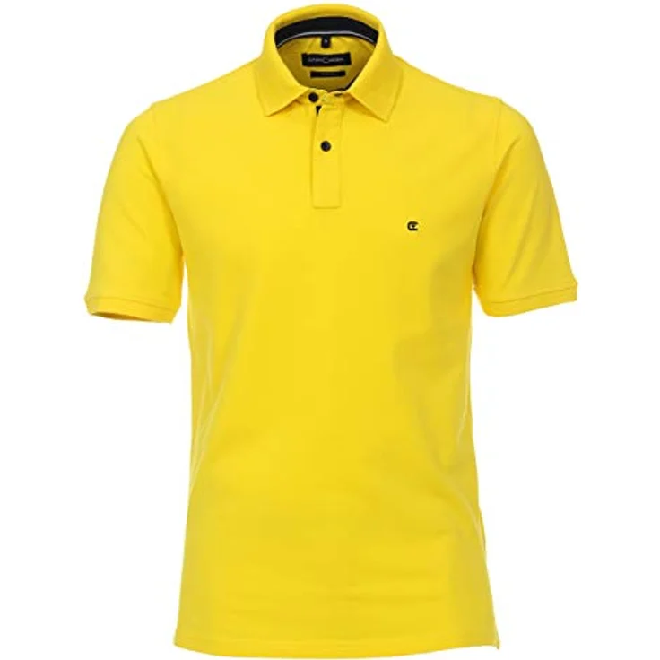CASAMODA Poloshirt 004470, Baumwollmix, Knopfleiste, Stickerei, unifarben – Bild 5