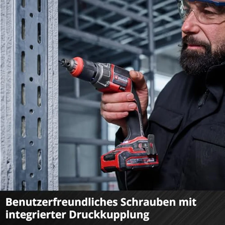 Einhell Akku-Trockenbauschrauber TP-DY 18 Li BL-Solo, bürstenloser Motor, präzise Arbeitstiefeneinstellung, LED-Beleuchtung, ohne Akku und Ladegerät – Bild 7