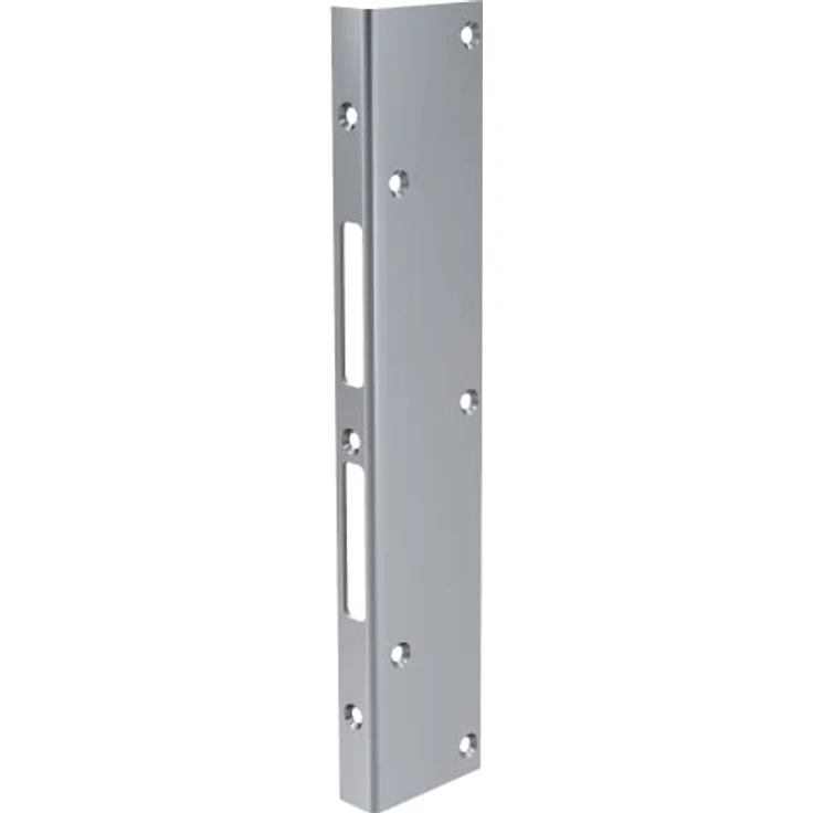 BASI | Reparatur Winkelschließblech für Innentüren Zimmertüren | 300x60x21 mm | Universal Reparaturschließblech | DIN rechts/links | Schließblech Stahl verzinkt – Bild 1