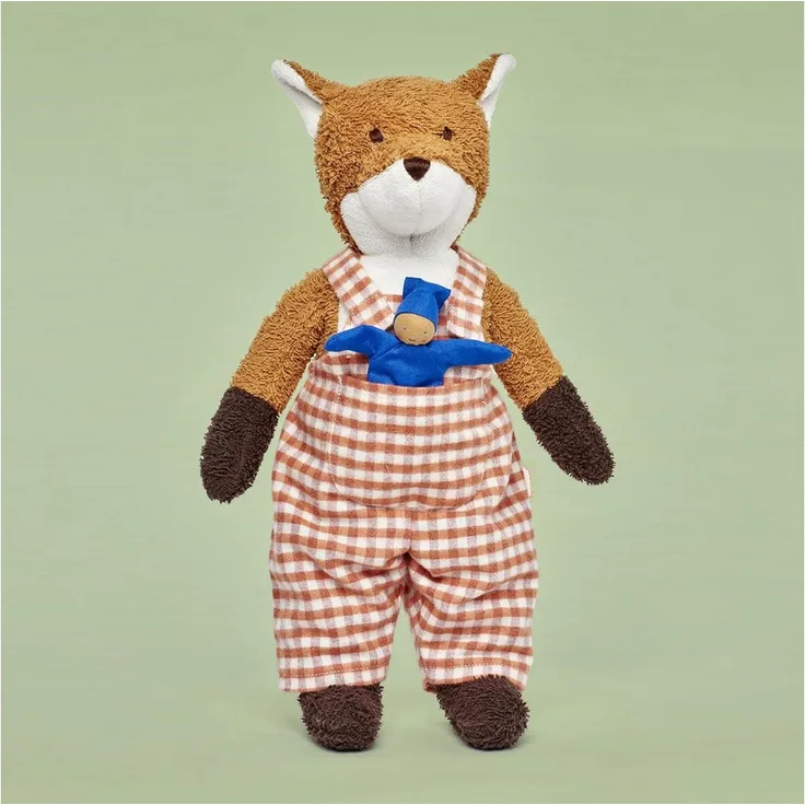 Käthe Kruse Tierkuscheltier Fuchs 35 cm, 100% Baumwolle, waschbar 30 Grad