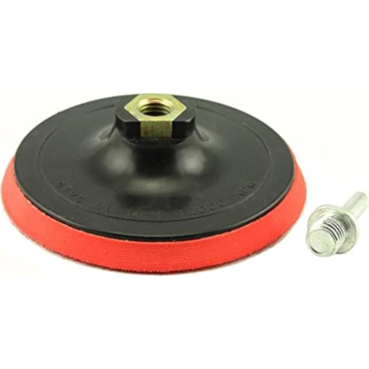 der kleine Handwerker Klett Schleifscheiben Set 50x 125mm + Schleifteller 125mm, 8 Loch, verschiedene Körnungen (K 40/60/80/120/180) – Bild 3