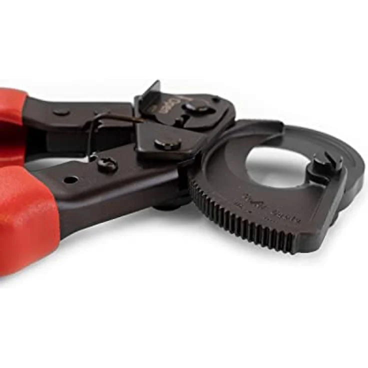 C.K 430007 Ratschen-Kabelschneider, Hochbelastbar für Alu- und Kupferkabel bis 32mm, Chrom-Molybdänstahl – Bild 6