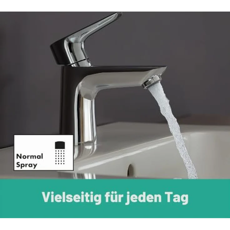 hansgrohe Talis E 80 Spültischarmatur, ComfortZone 80, Normalstrahl, Durchflussmenge 5 l/min, Artikelnummer 71702000 – Bild 3