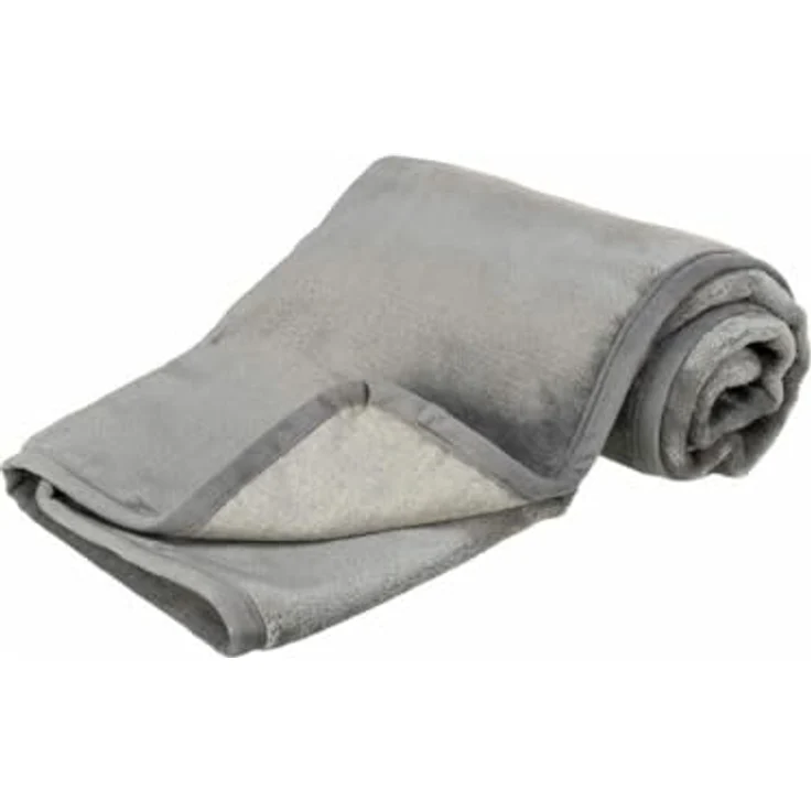 TRIXIE Hundedecke Levy Plüsch Grau 140x90x1,5 cm – Bild 1