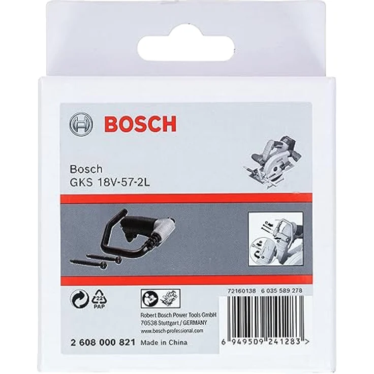 Bosch Professional 1x Sparrenriegel für GKS 18V-57-2L Kreissägen für das sichere Aufhängen des Werkzeuges, Zubehör Kreissäge – Bild 2