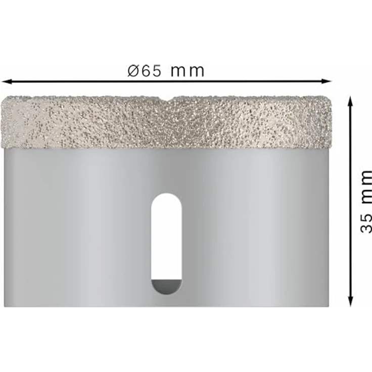 BOSCH Pro Core Cutter dry, Diamanttrockenbohrer Ø 65 mm, X-Lock, geeignet für harte Fliesen und Stein – Bild 3