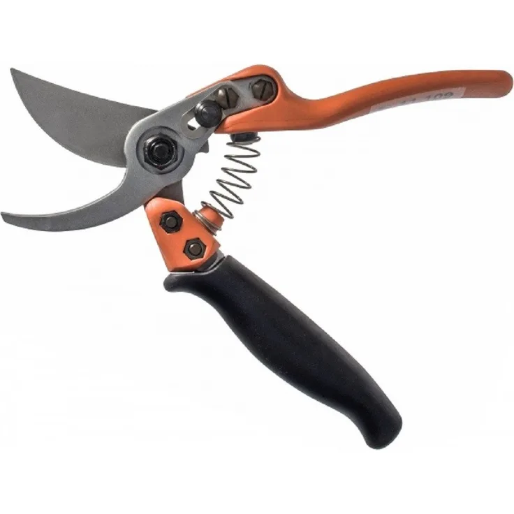 Original LÖWE Gartenschere Bypass mit Rollgriff Rechtshänderschere 11.109, extrem geringes Gewicht, höchste Schnitthaltigkeit, Länge 21cm, blau