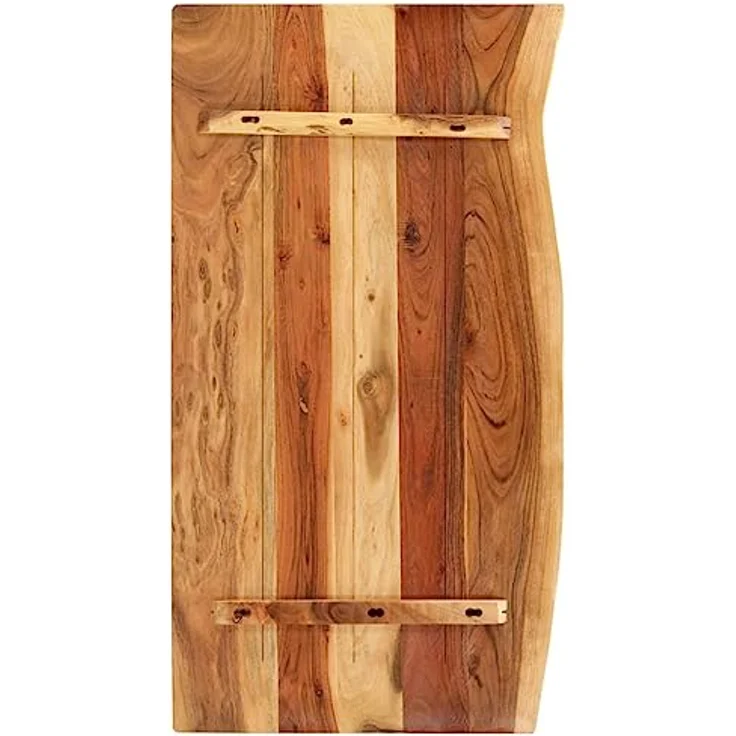 vidaXL Badezimmer-Waschtischplatte Massivholz Akazie 100 x 55 x 3,8 cm – Bild 8