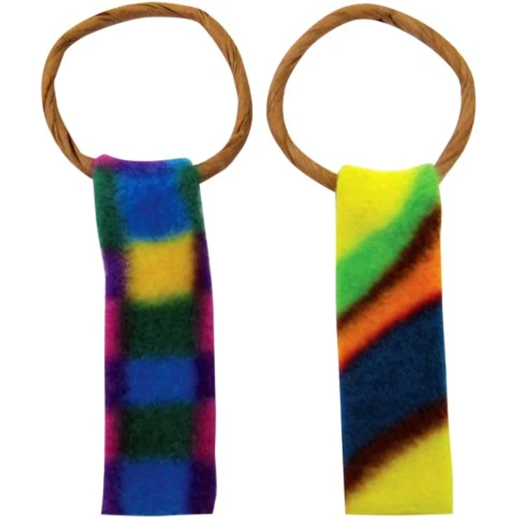 Cat Dancer Produkte CATD0801D Katzenspielzeug Ring Tail Chasers, aus Pappe und Fleece, garantiert großen Spielspaß – Bild 1