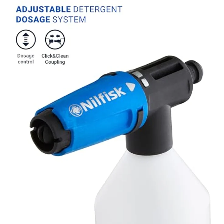 Nilfisk Click&Clean Zubehör-Set zur Fahrzeugreinigung für Hochdruckreiniger kompatibel mit Nilfisk Hochdruckreinigern ideal zur Reinigung von Autos & Motorrädern, Reifen & Felgen – Bild 3