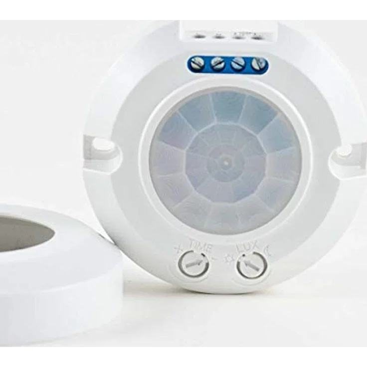 world-trading-net MINI Decken-Bewegungsmelder 400W, LED geeignet, 360° Erfassungswinkel, stufenlos einstellbare Einschaltdauer und Lichtempfindlichkeit – Bild 4