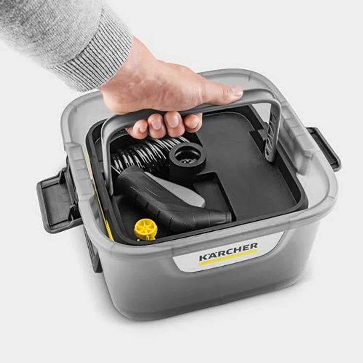 Kärcher Mobile Outdoor Cleaner OC 4, Hochdruckreiniger mit integriertem Lithium-Ionen-Akku und 8 Liter Wassertank – Bild 4