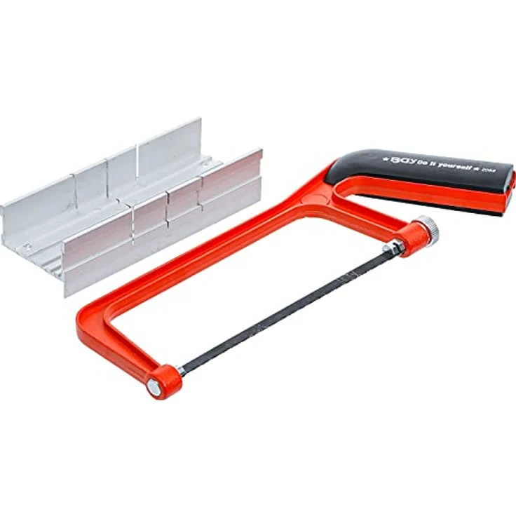 Kraftmann 2082 | Aluminium-Sägebogen | inkl. Schneidlade und Sägeblatt | 150 mm – Bild 3