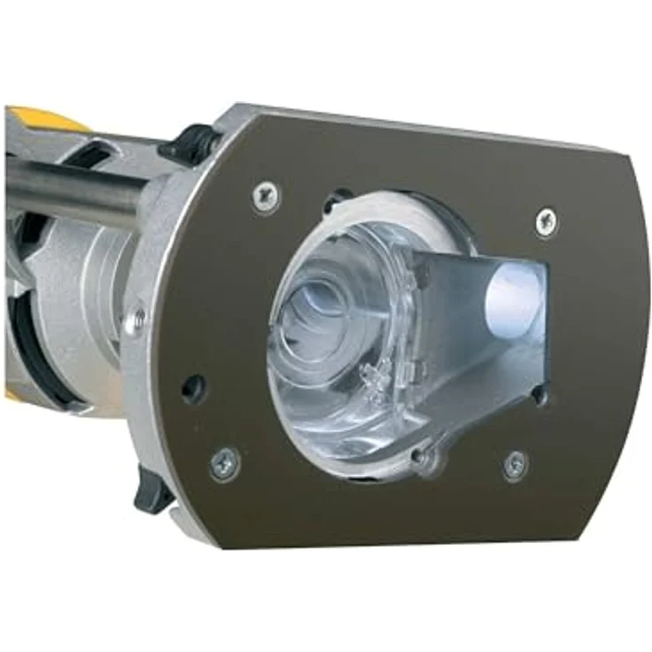 DeWalt Oberfräse (1,100 Watt, Vollwellenelektronik mit konstanter Drehzahl, Fräskorbführung, Sanftanlauf, Spindelarretierung, Feinjustierung, inkl. TSTAK Box VI und Zubehör) DW621KT – Bild 5