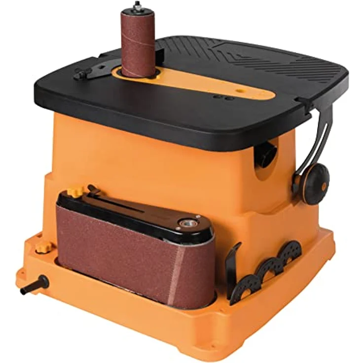 Triton 977604 Oszillierender Spindel-und Bandschleifer, 450 W TSPST450, orange – Bild 4