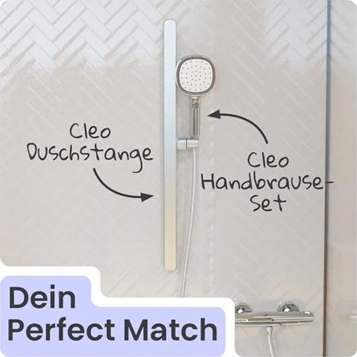 instmaier Handbrause Cleo, wassersparende Nebelfunktion, selbstreinigend mit iF Design Award 2025, inkl. 1,5 m Brauseschlauch – Bild 8