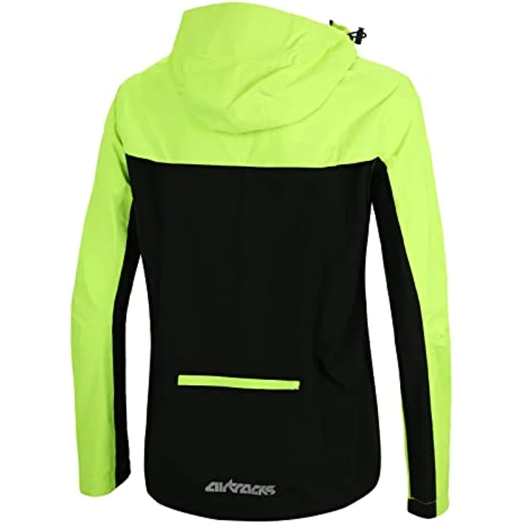Airtracks Fahrradjacke Herren Fahrradjacke Regenjacke Pro Line mit Kapuze (Fahrrad Regenjacke Wind & Wasserdicht) Wassersäule: 10.000 mm leicht & atmungsaktiv » S M L Xl XXL XXXL « – Bild 2