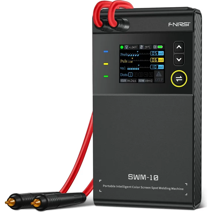 FNIRSI SWM-10 Portable 2-in-1 Punktschweiß-Maschine mit 5000mAh Akku und Dual-Puls-Technologie, 1200 A