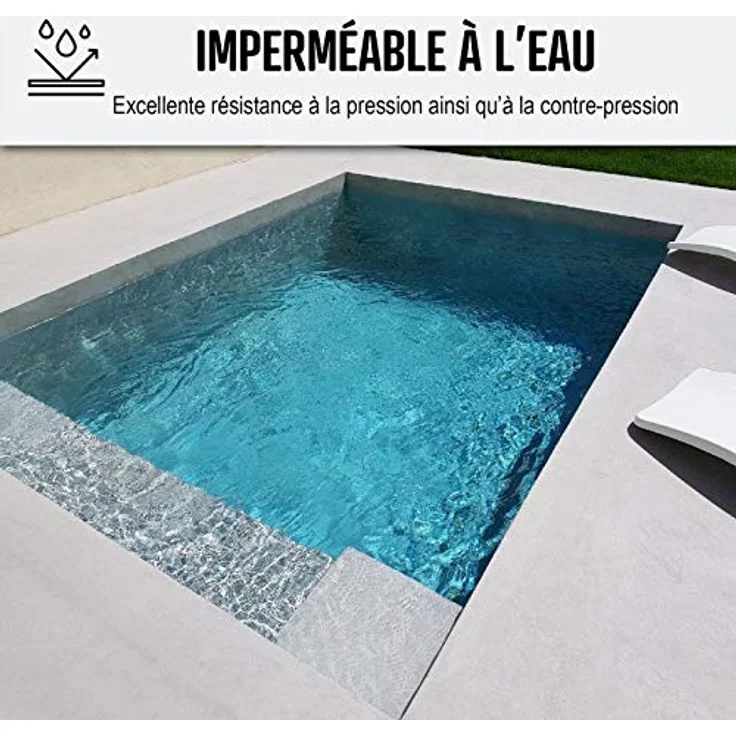 ARCANE INDUSTRIES Wasserdichte Versiegelung für betonierte und gemauerte Pools und Becken - ARCACIM PISCINE - Weiß - 25 kg – Bild 9