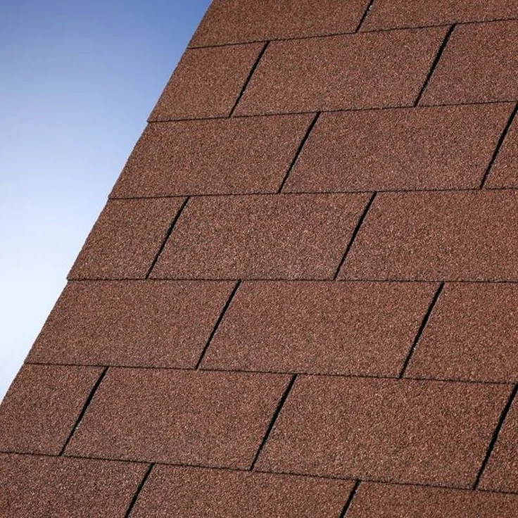 Karibu Dachschindeln Rechteck dunkelrot, 3 qm – Bild 2