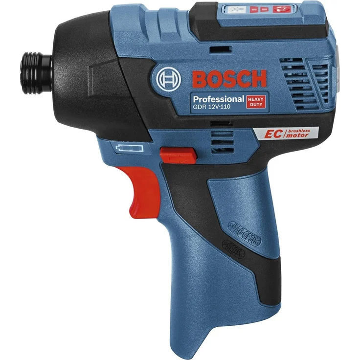 Bosch Professional 06019E0003 Drehschlagschrauber GDR 12V-110 (ohne Akku, 12 V, max. Drehmoment: 110 Nm, in L-BOXX) – Bild 3