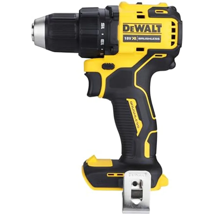 DEWALT DCD708N, Akkuschrauber 18V mit 65Nm Drehmoment und bürstenlosem Motor, 160 mm kompakt