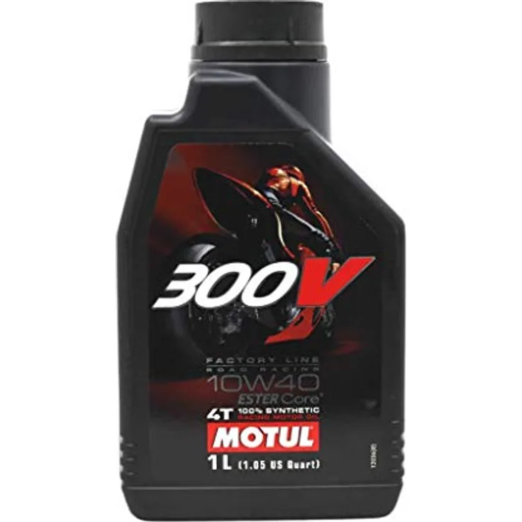 Motul 104118 300V 4T Factory Line Road Racing, 10 W-40, 1 L, 221x117x63.5