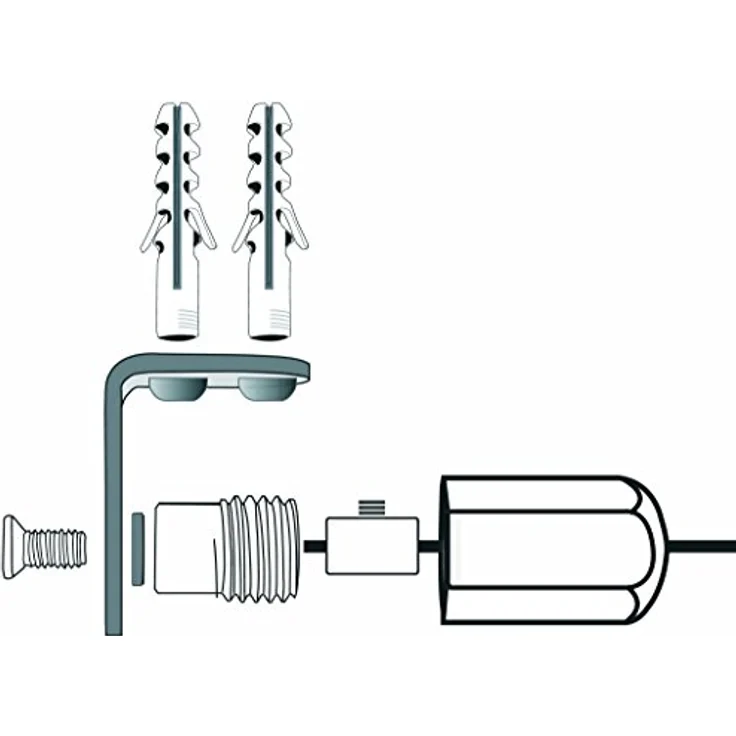Windhager Montageset InoxLine aus Edelstahl für Sonnensegel, Seilspannmarkiesen Zubehör, Montageset für Sonnenschutz, 10885 – Bild 4