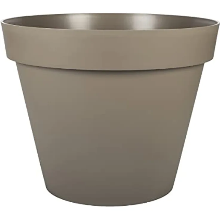 Blumentopf Toskana taupe