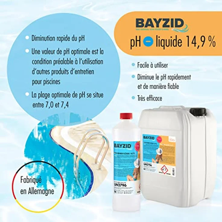 Höfer Chemie GmbH 1 x 10 kg BAYZID pH Minus flüssig 14,9% – Bild 3