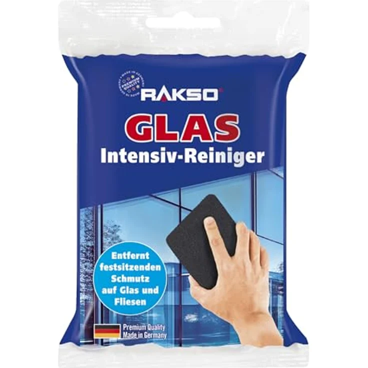Rakso Edelstahlschwamm GLAS Intensiv-Reiniger B.10xL.12cm... – Bild 2