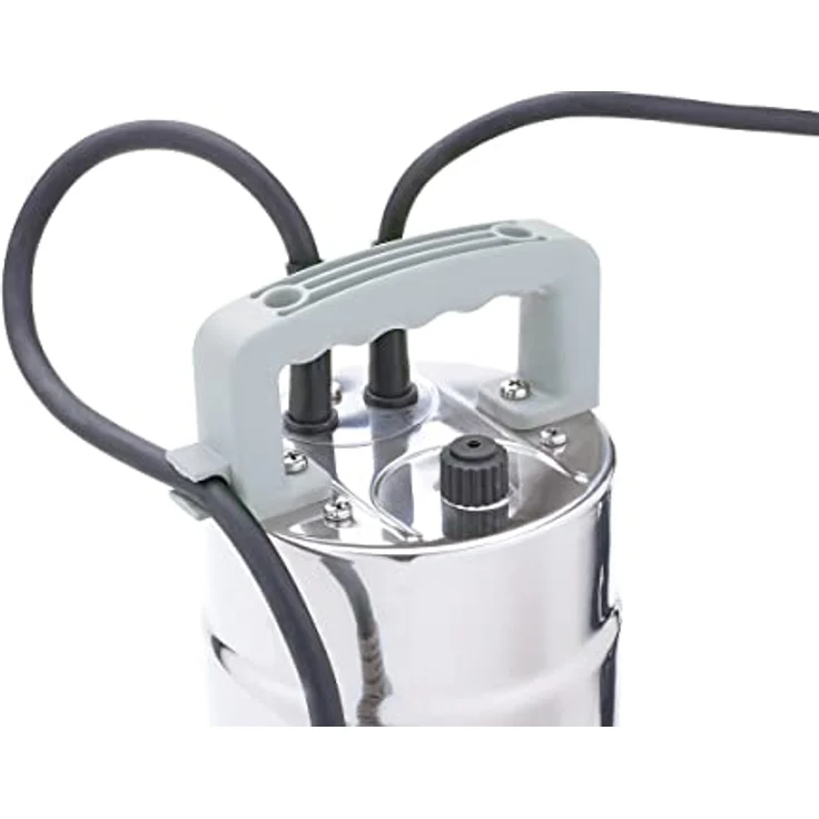 Pontec 87060 PondoDrain Mud 15000, grausilberne Entwässerungspumpe mit 500 W, für Baustellen, Teiche und Keller, Korngröße 25 mm, 230 V – Bild 4