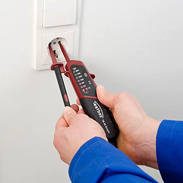 Testboy 40 Simple Zweipoliger Spannungsprüfer mit LED-Anzeige – Bild 2