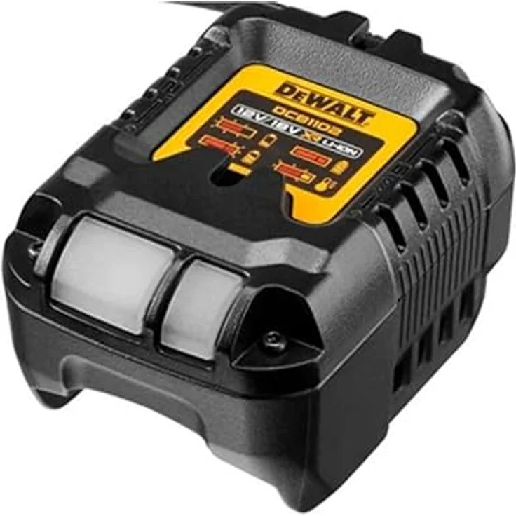 DeWalt DCB 1102 Akku Ladegerät, 12 - 18 V, 2 A Ladestrom, LED-Ladezustandsanzeige – Bild 1