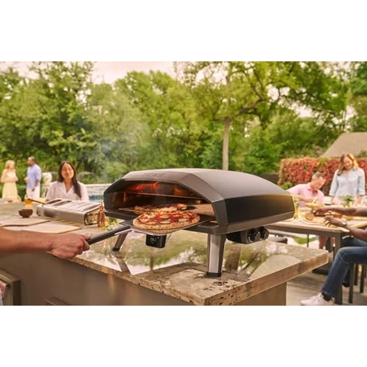 Ooni Koda 2 MAX, Pizzaofen mit 61 cm großer Kochzone, doppelter Kochzone, Ooni G2 Gas Technology™ und 20mm Pizzastein aus Cordierit – Bild 8